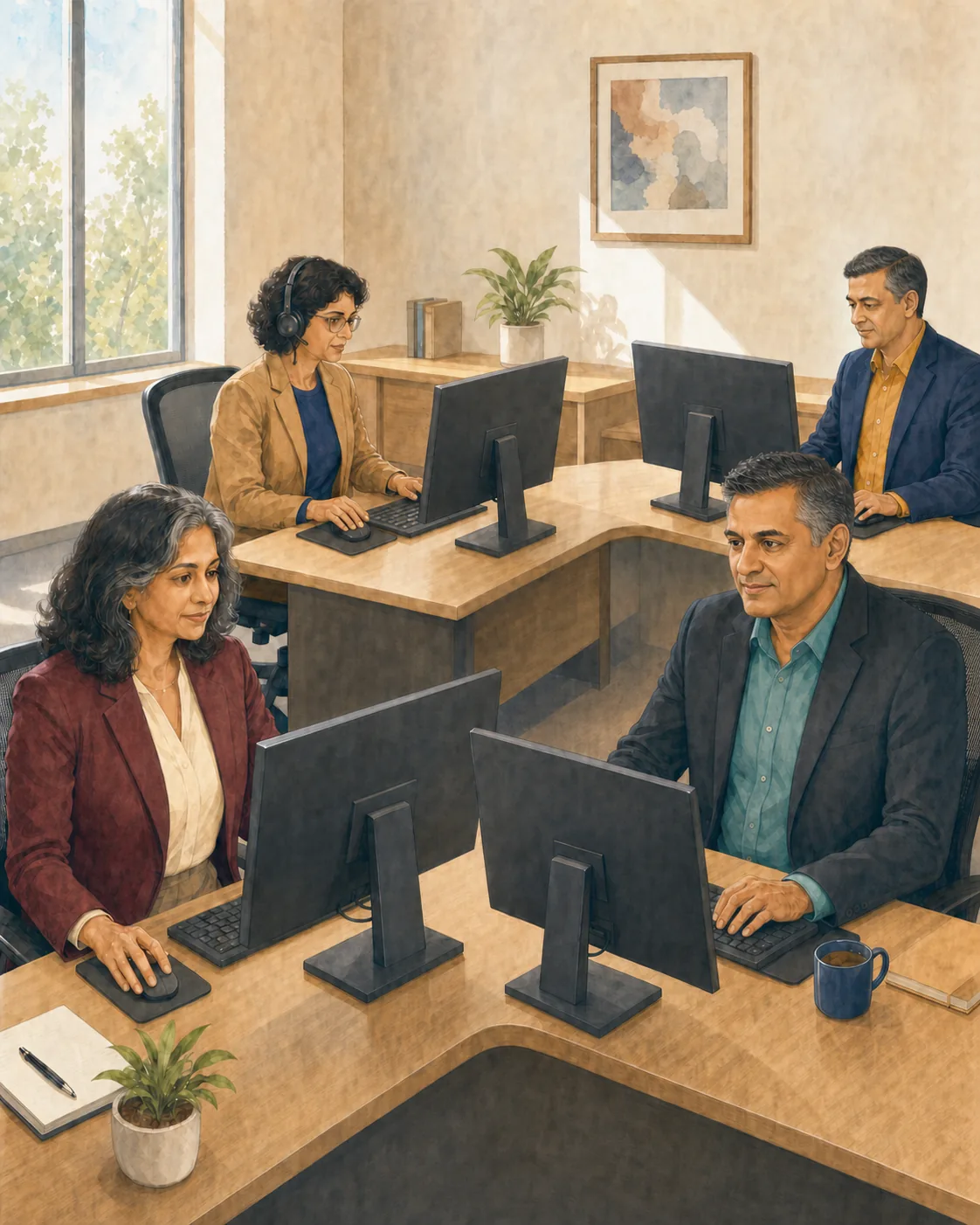 The Scriptacom team at work